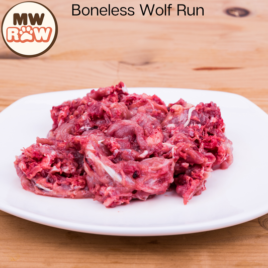 Premium Raw Food - Wolf Run - Boneless Beef Blend & Green Tripe