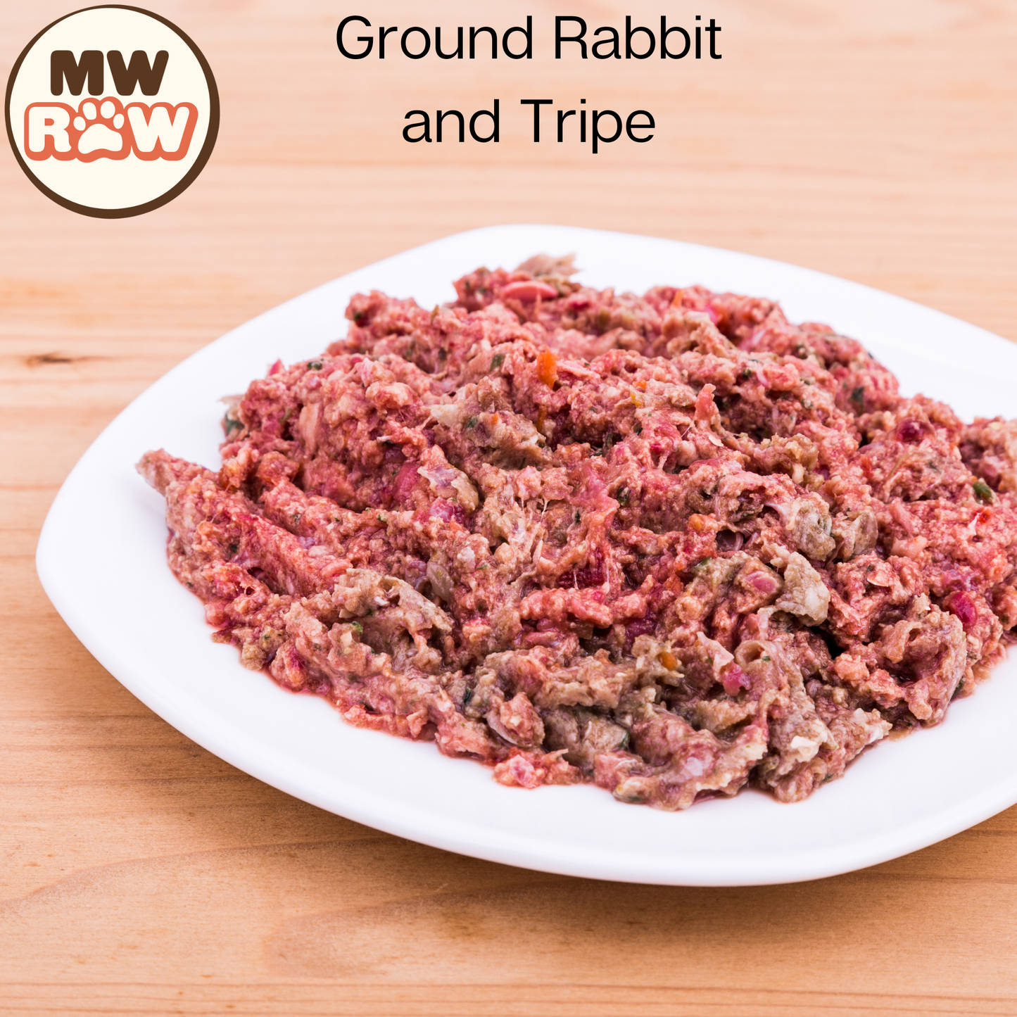 Premium Raw Food - Ground Rabbit & Green Tripe