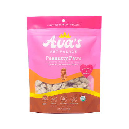 Organic Baked Dog Treats - Peanutty Paws