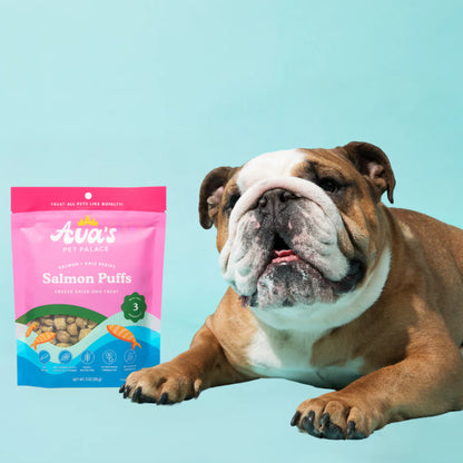 Freeze Dried Dog Treats - Salmon Puffs