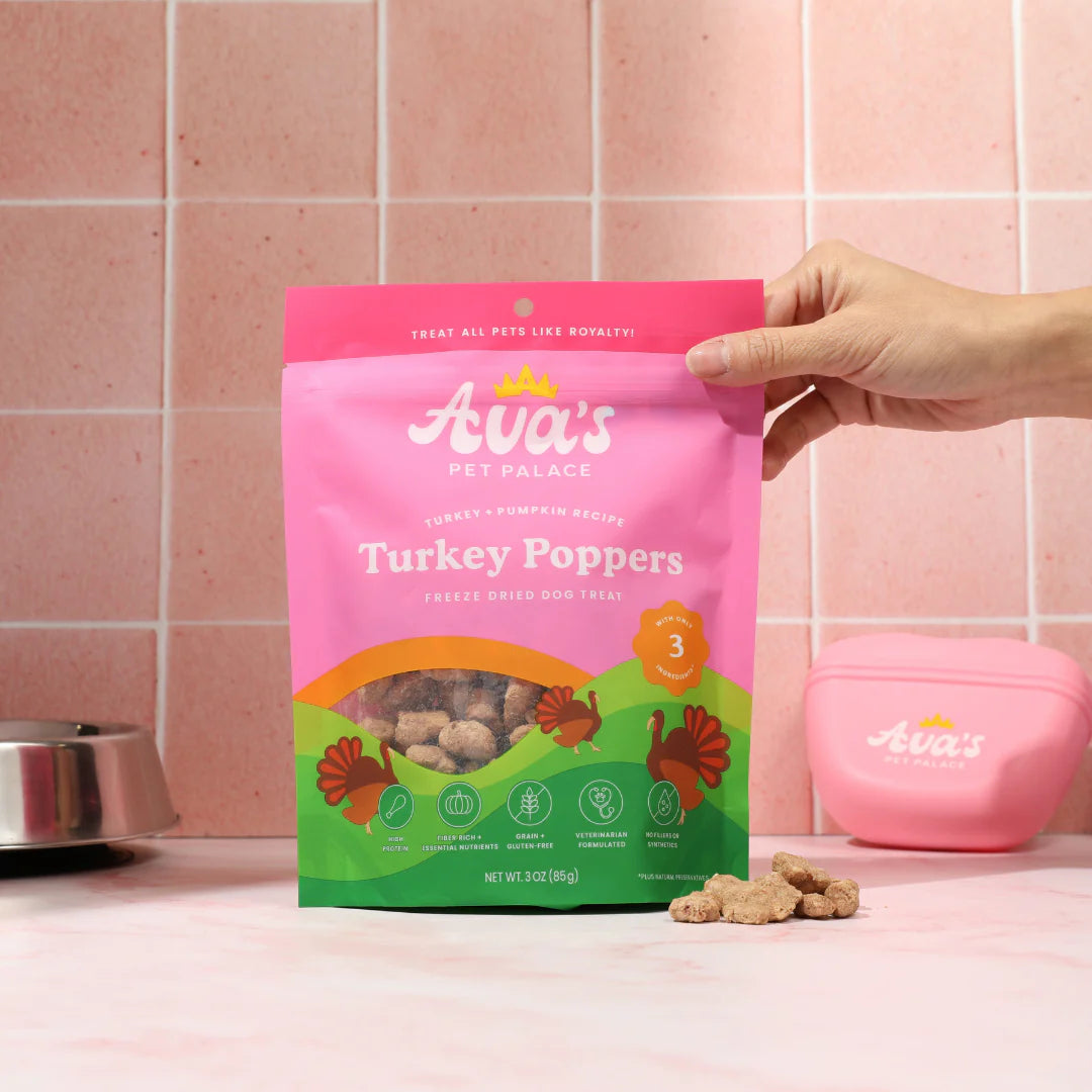 Freeze Dried Dog Treats - Turkey Poppers